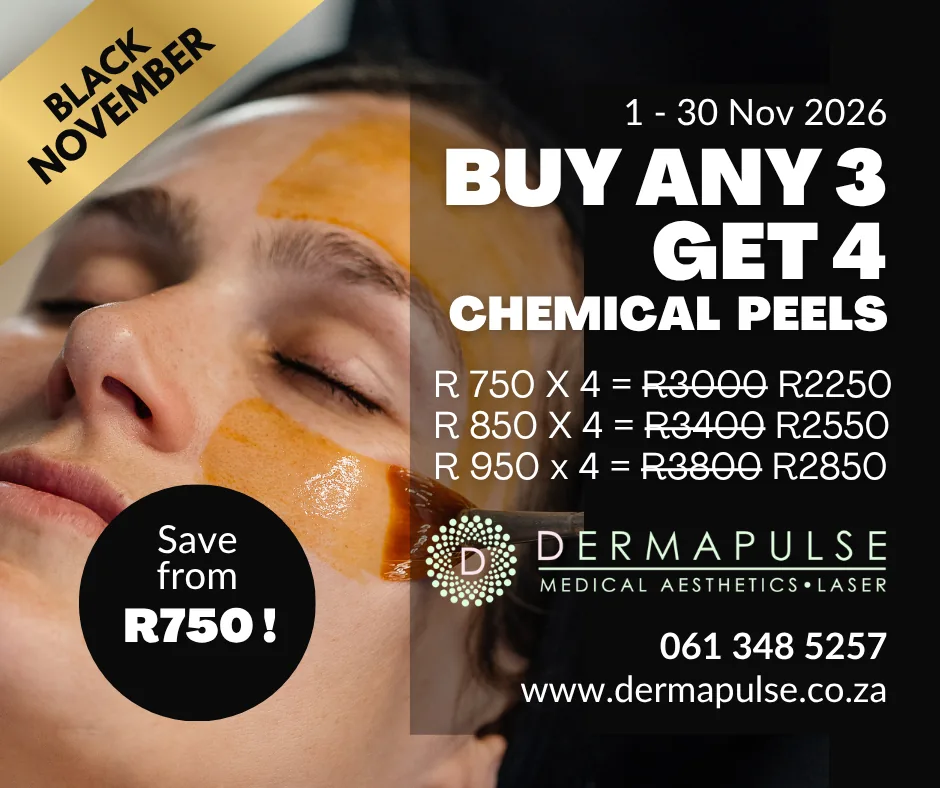 Black November chemical peels special: buy any 3, get 4